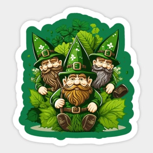 Gnomes St. Patrick's Day Sticker